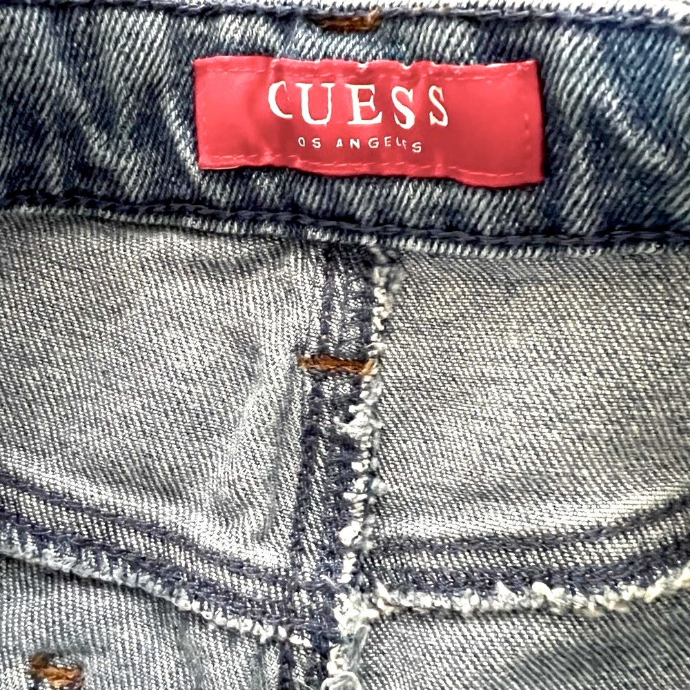 GUESS FACTORY Wome’ns Fringe High Rise Jean - Picture 7 of 14